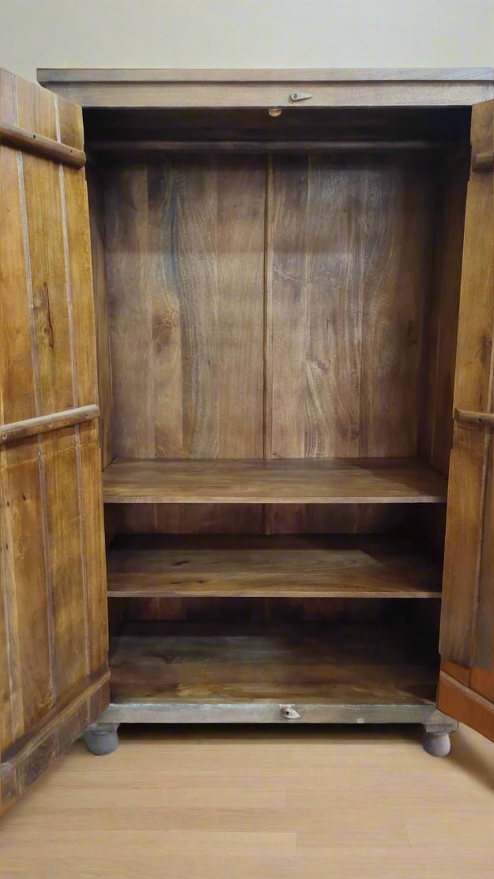 Beautiful Hand Carved Mango Wood Wardrobe