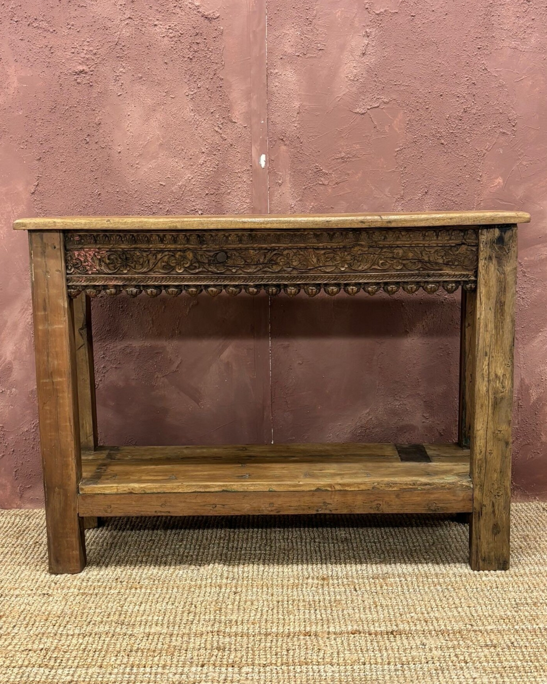 Vintage, Reclaimed Indian Console Table