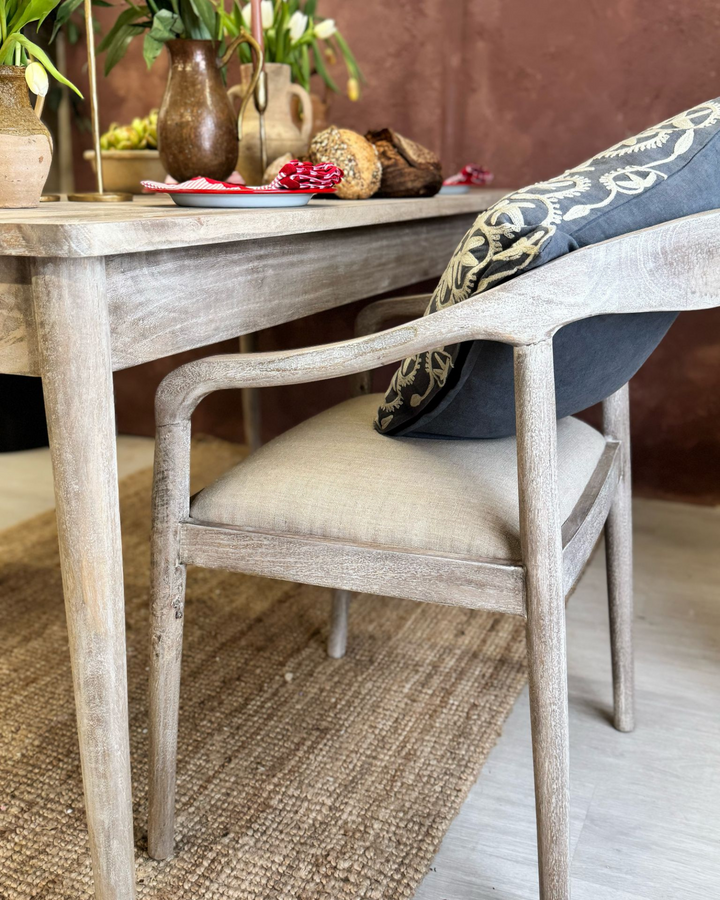 Mango Wood Dining Table & Chairs – Natural Finish (Buy Separately or as a Set)