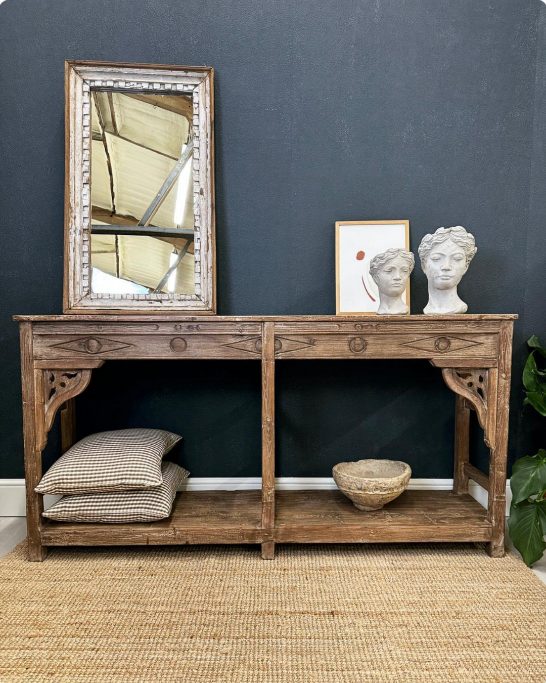 Reclaimed Vintage Indian Console Table