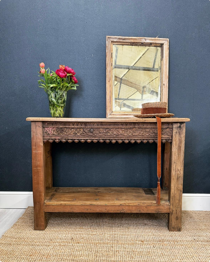 Vintage, Reclaimed Indian Console Table