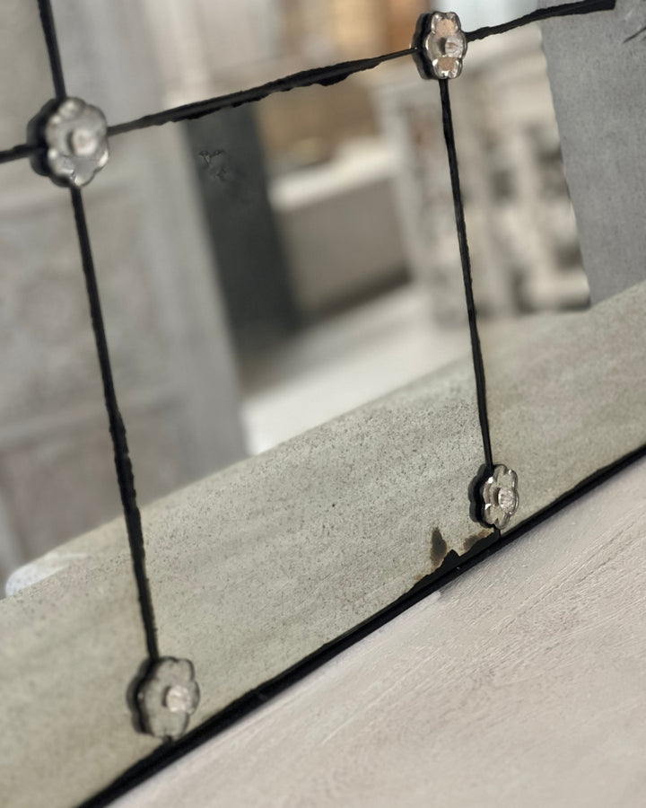 Foxed Panelled French Café Mirrors