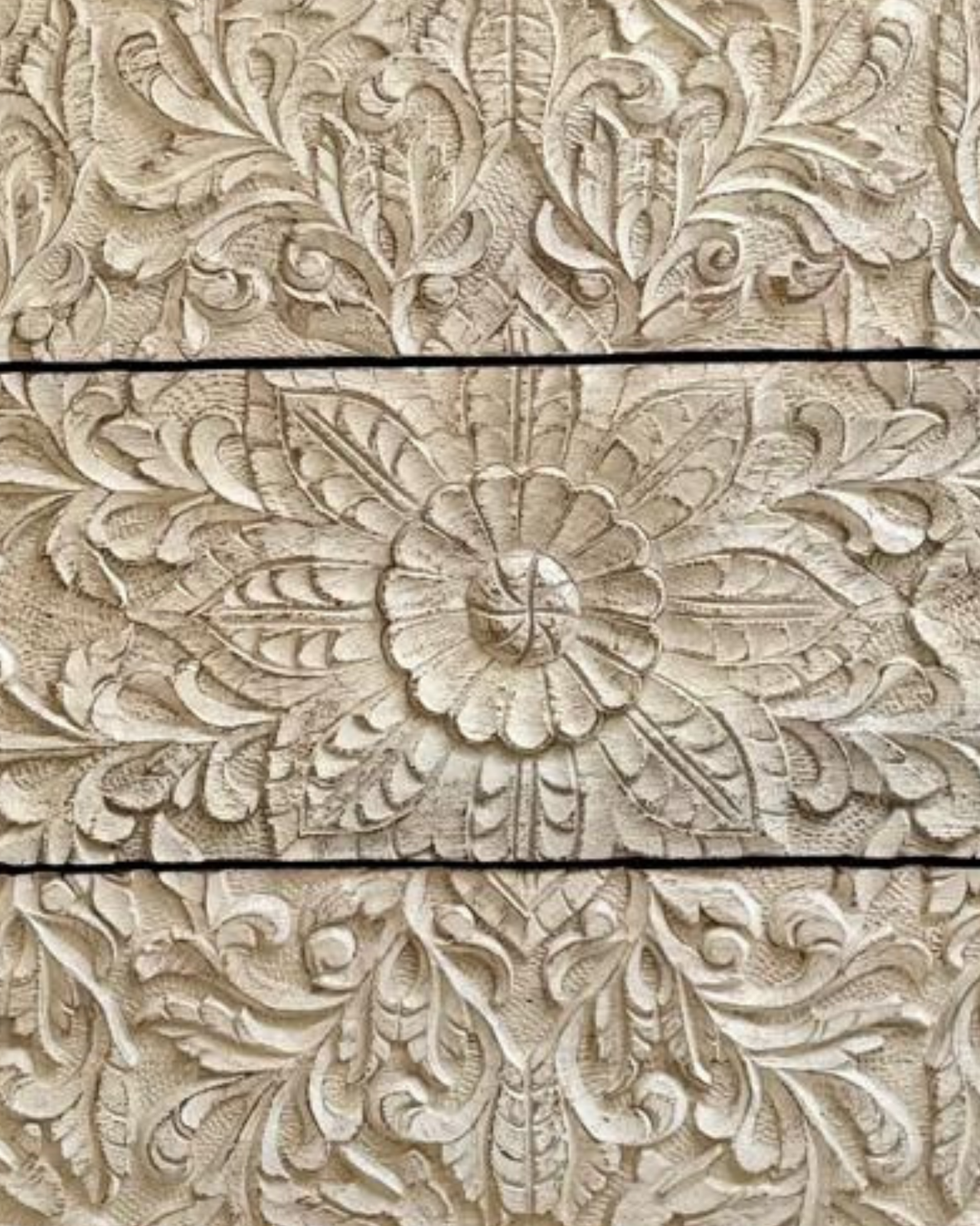 Whitewashed Mango Wood 3 Drawer Chest of Drawers