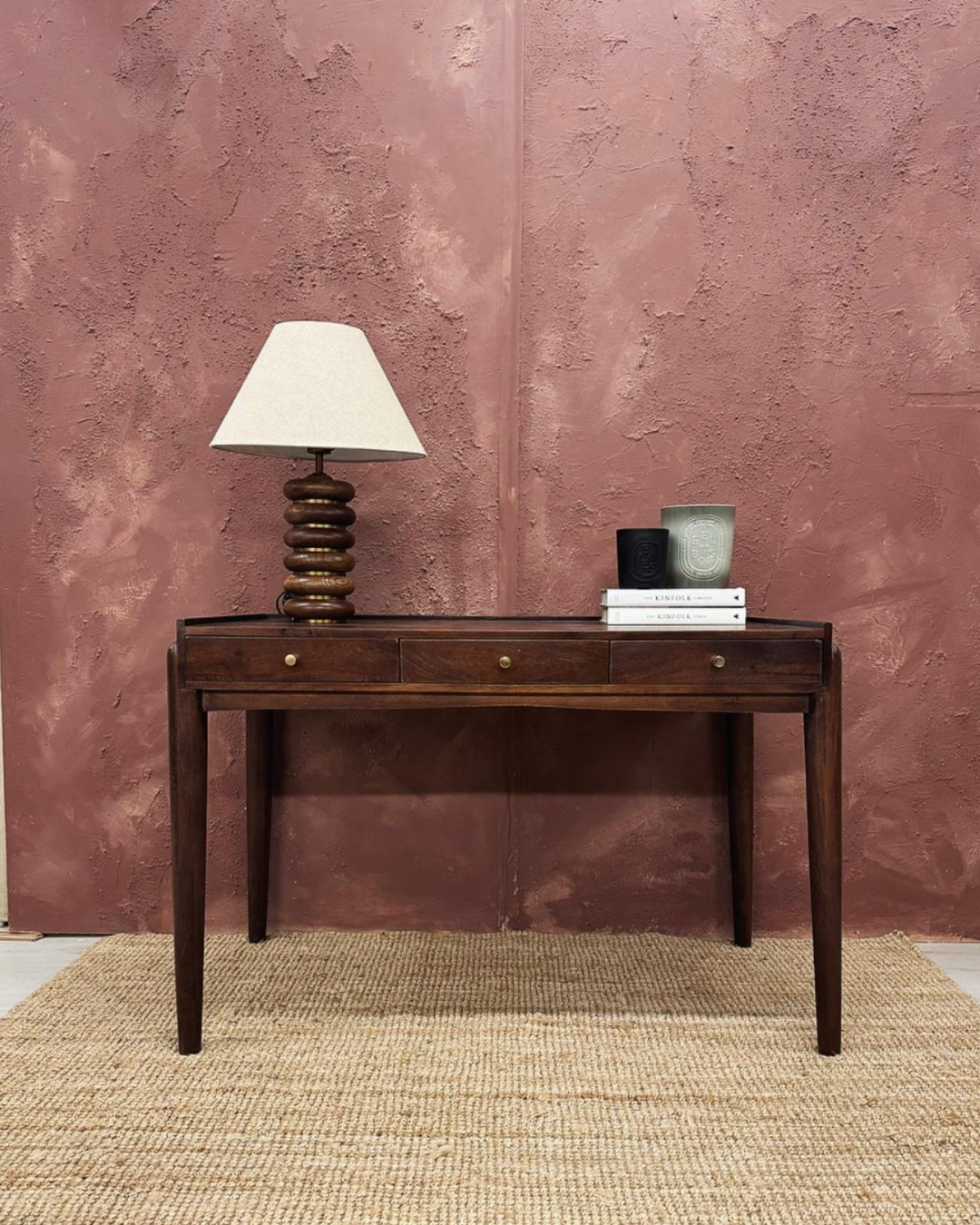 Raj 3 Drawer Desk