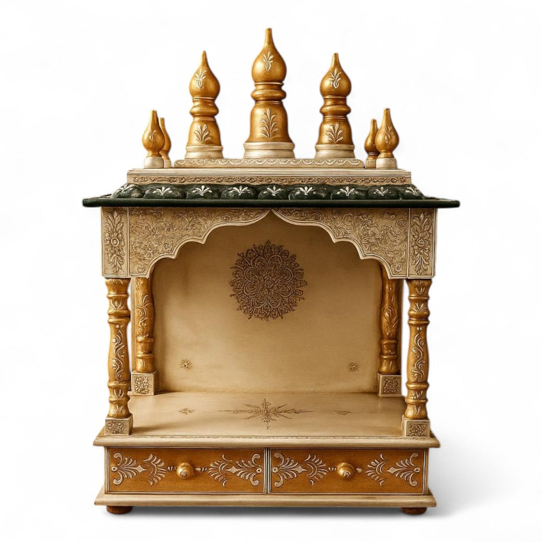 Introducing Our New Collection of Handcrafted Mango Wood Mandirs