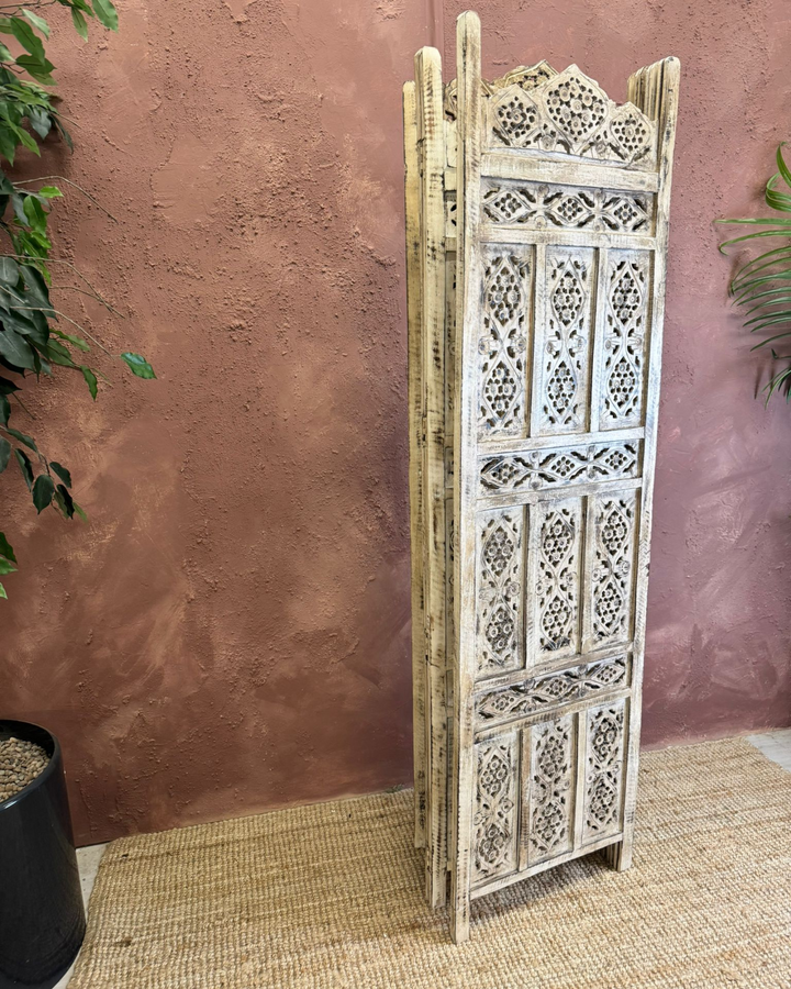 Hand-Carved Vintage Room Dividers / Screen