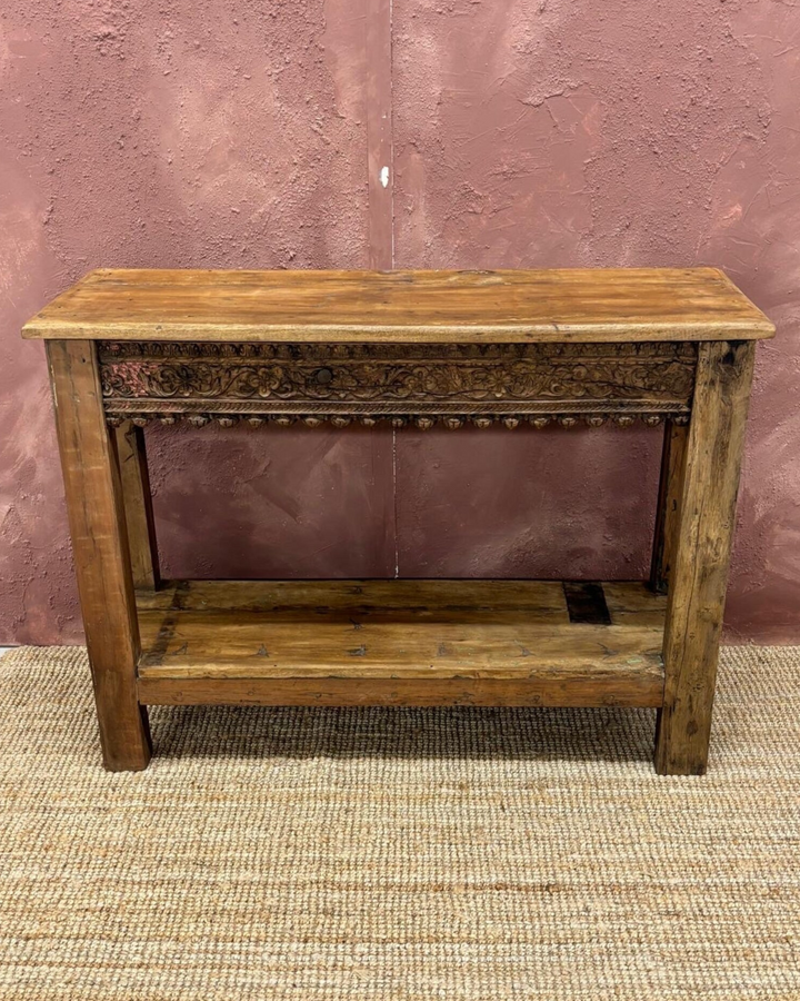 Vintage, Reclaimed Indian Console Table