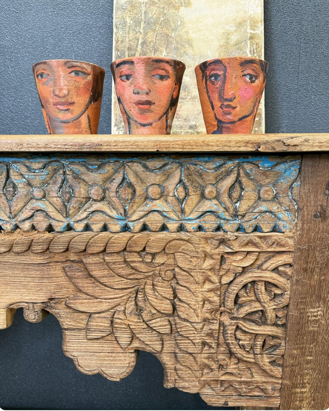 Vintage Indian Console Table