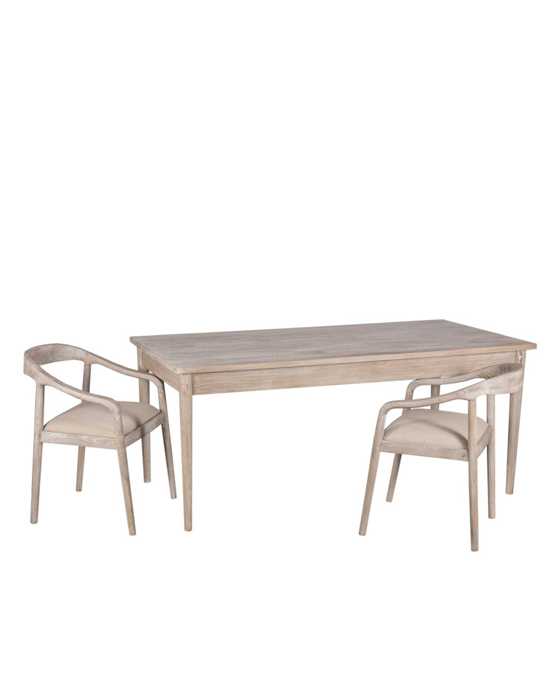 Mango Wood Dining Table & Chairs – Natural Finish (Buy Separately or as a Set)