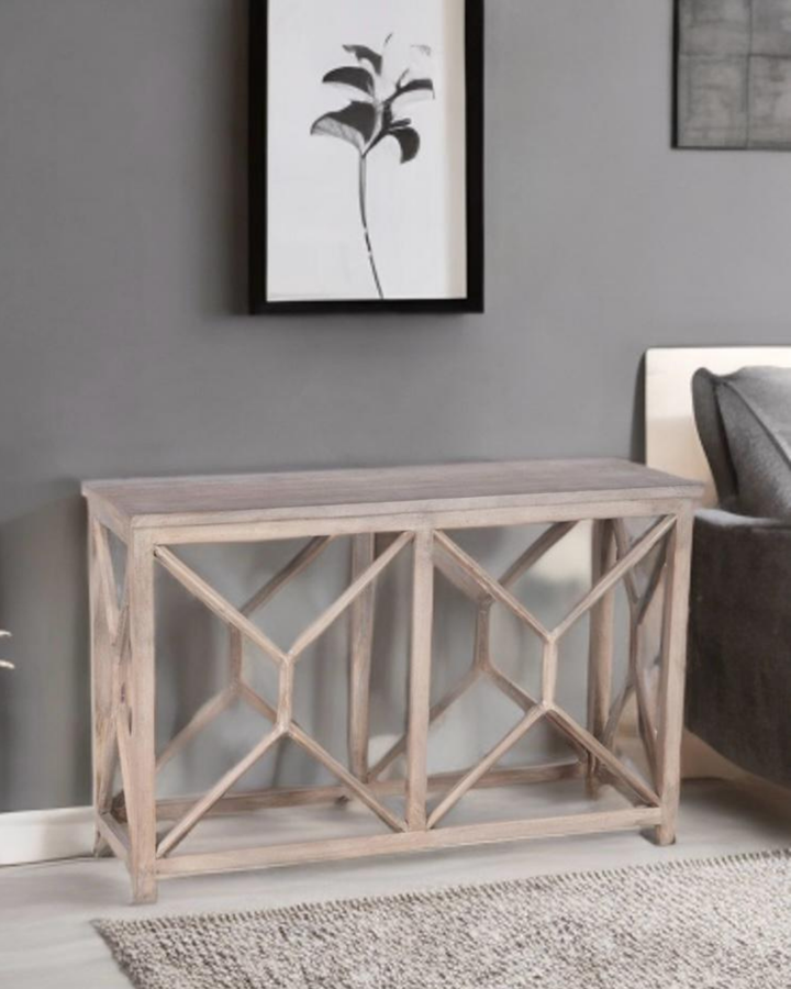 Contemporary Mango Wood Console Table