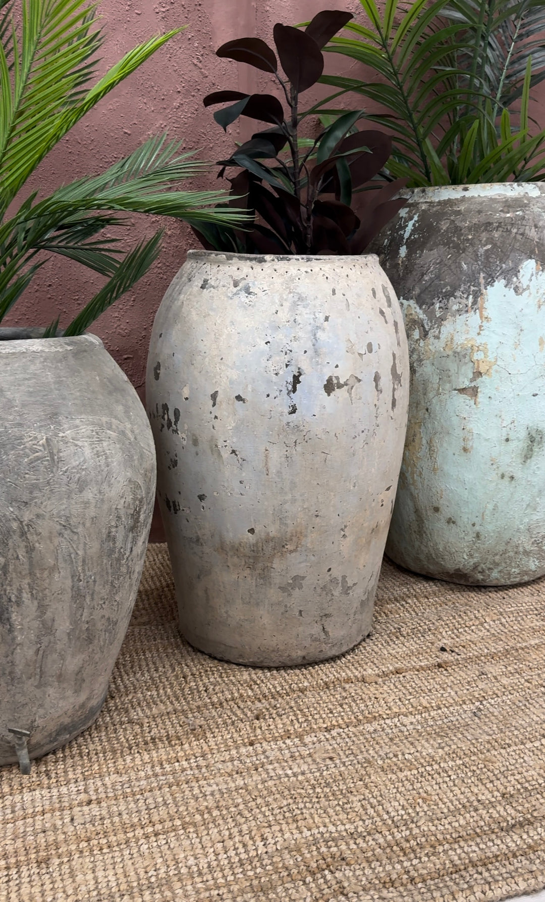 Vintage Indian water pots