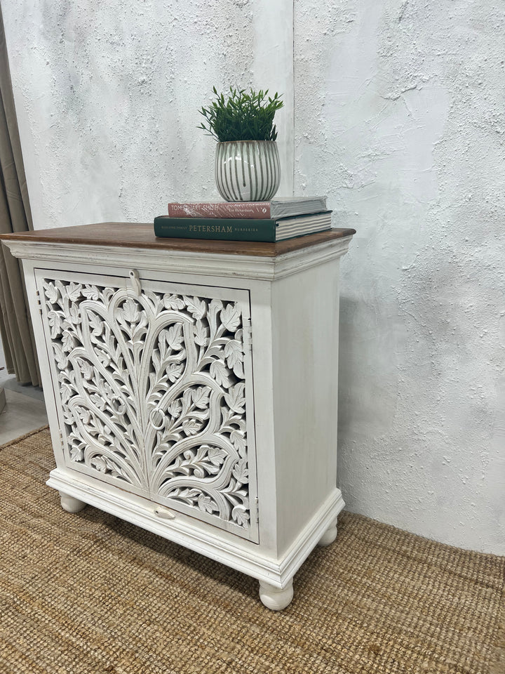 Mango Wood Two Door Sideboard - (KHSD88)