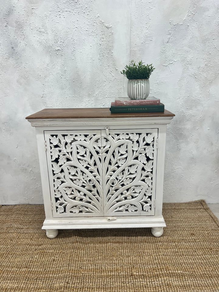 Mango Wood Two Door Sideboard - (KHSD88)