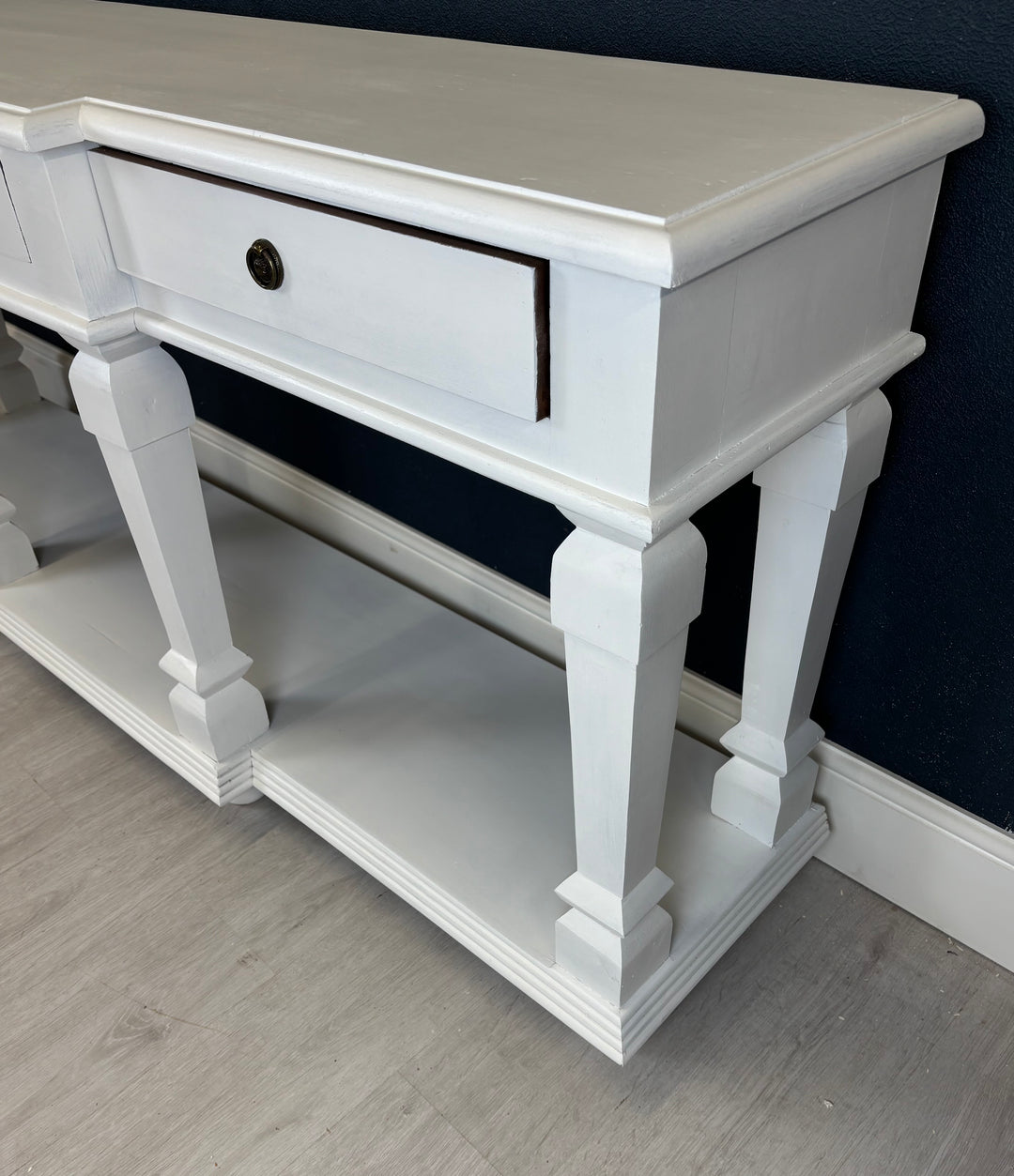 Long 3 Drawer Console Table