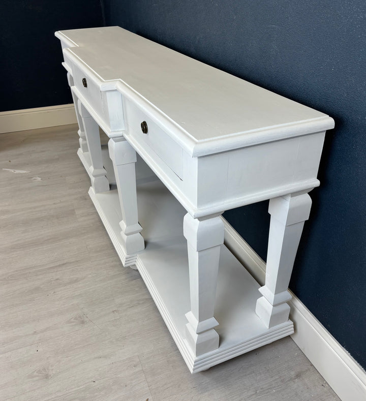 Long 3 Drawer Console Table