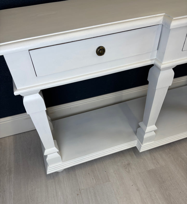 Long 3 Drawer Console Table