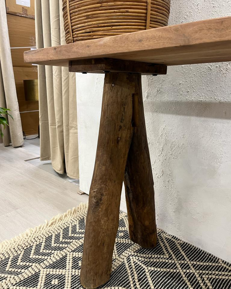 Reclaimed Mango Wood Console Table